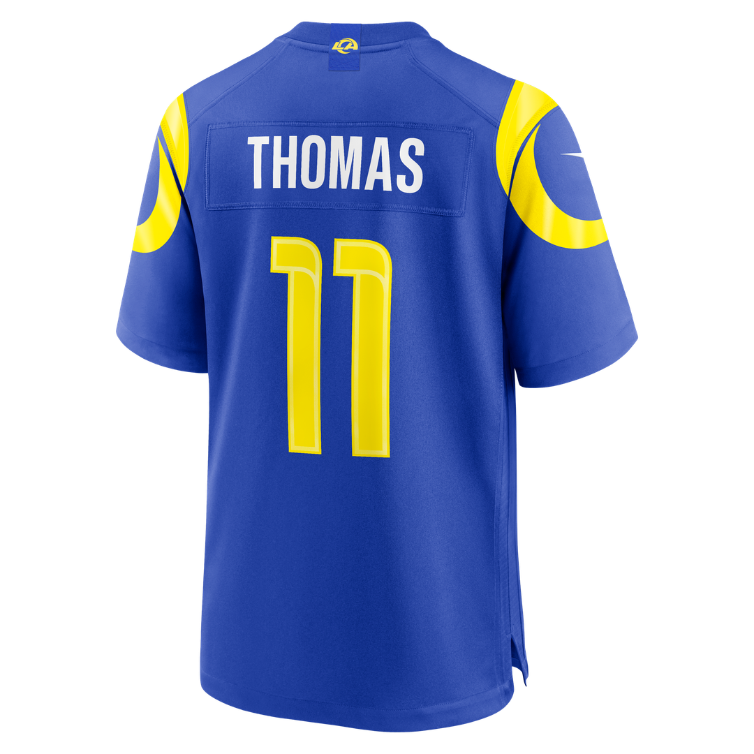 Keir Thomas Los Angeles Rams Game Jersey - Royal Blue