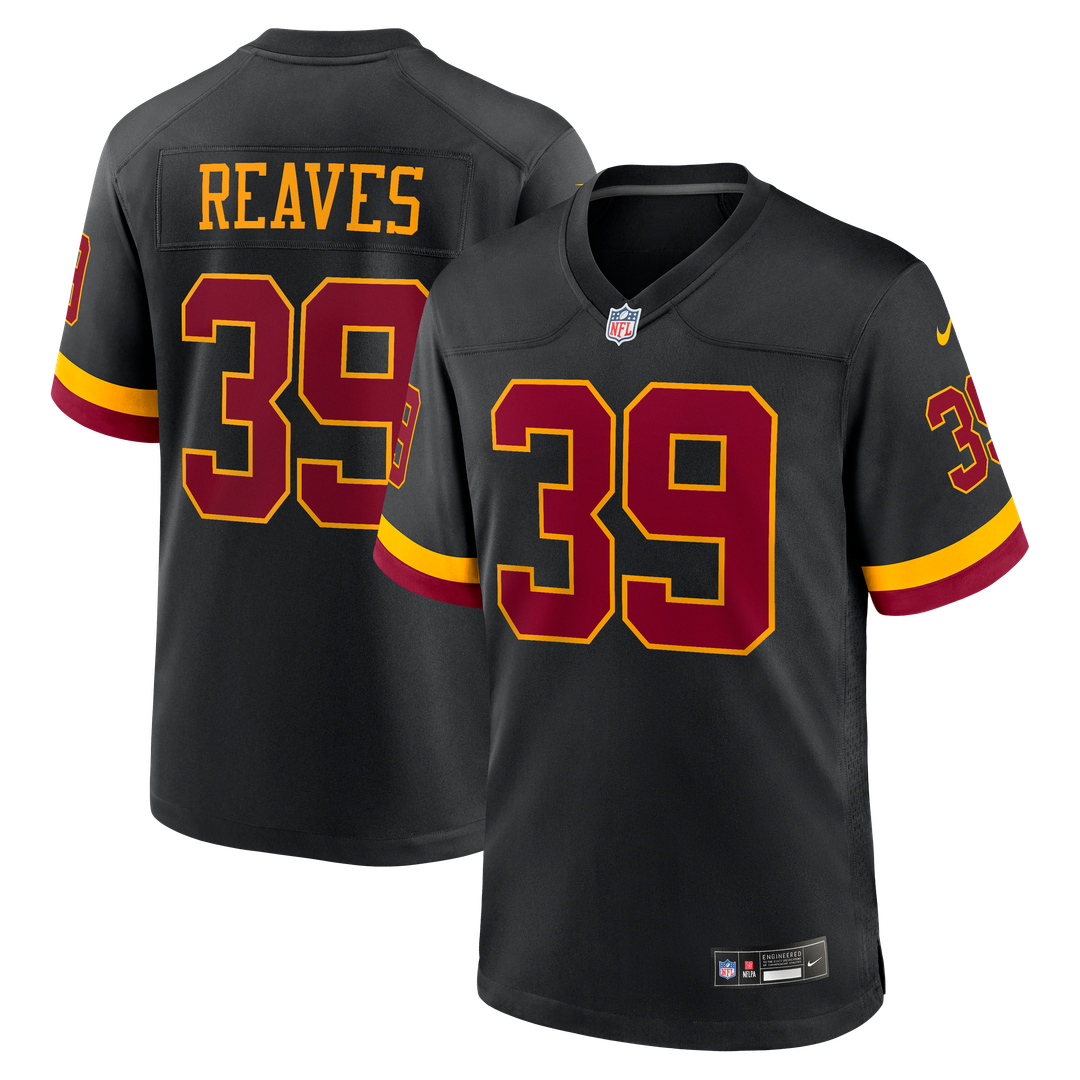 Jeremy Reaves Washington Commanders Hail Raiser Alternate Game Jersey - Black