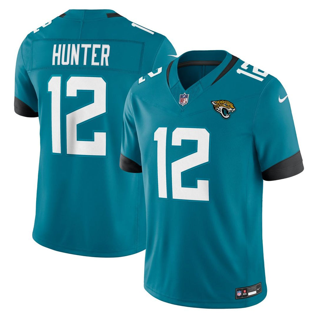Travis Hunter Jacksonville Jaguars Vapor F.U.S.E. Stitched Limited Jersey - Teal