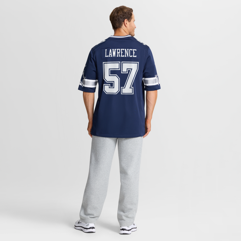 Malachi Lawrence Dallas Cowboys Game Jersey - Navy