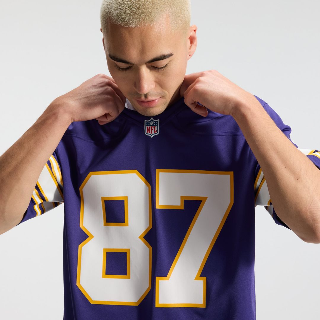 T.J. Hockenson Minnesota Vikings Classic Game Jersey - Purple
