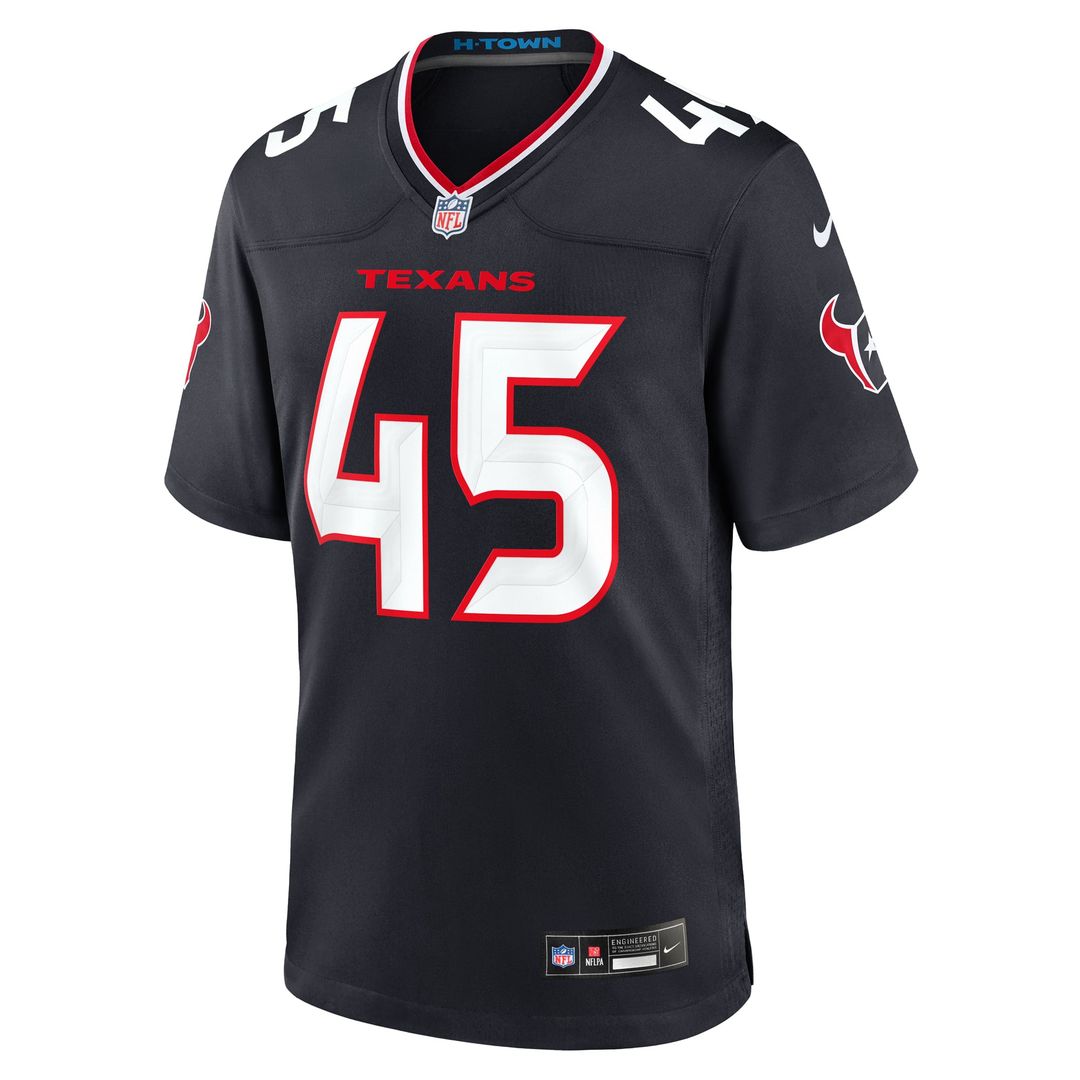 E.J. Speed Houston Texans Game Jersey - Navy
