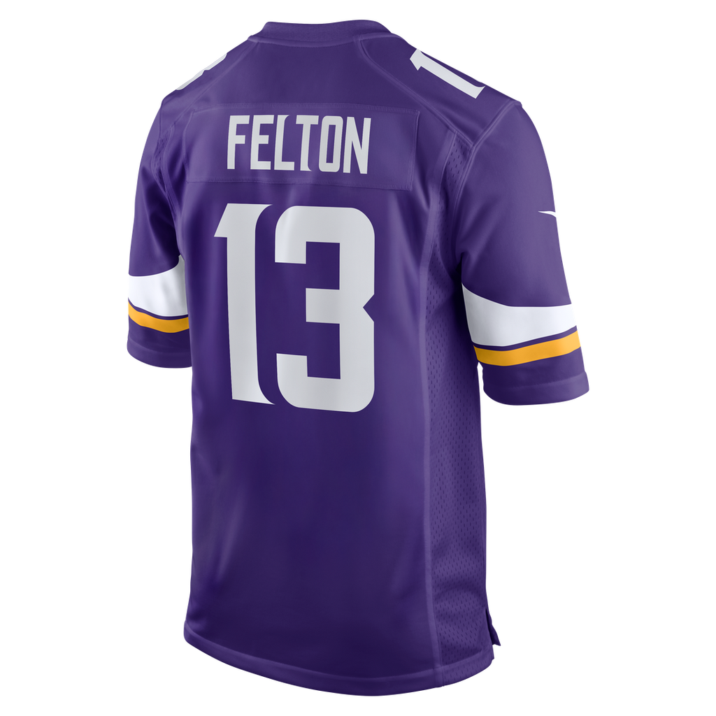 Tai Felton Minnesota Vikings Game Jersey - Purple