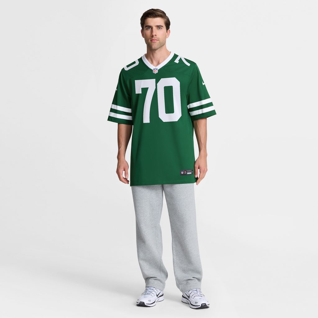 Armand Membou New York Jets Game Jersey - Green
