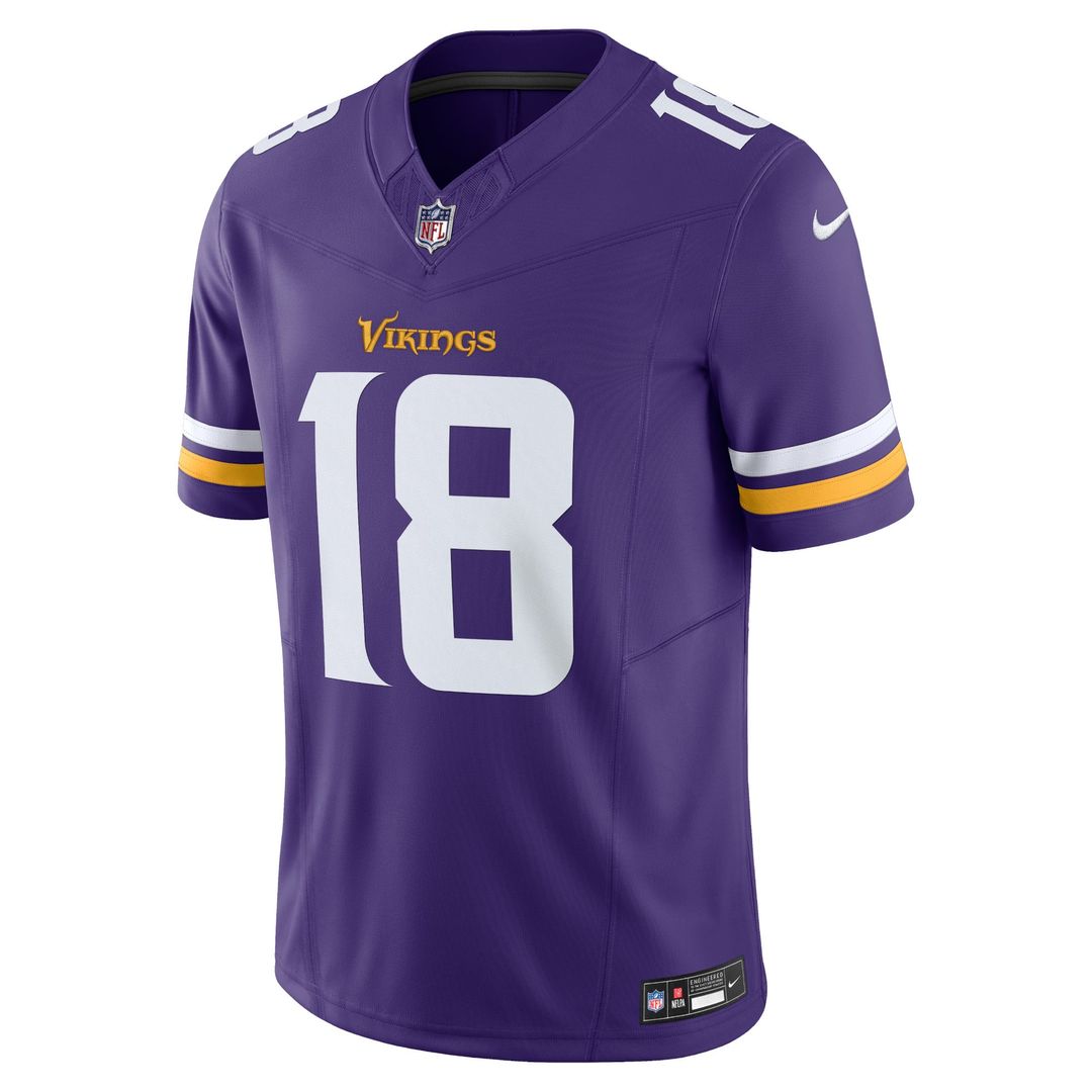 Justin Jefferson Minnesota Vikings Vapor F.U.S.E. Limited Jersey - Purple
