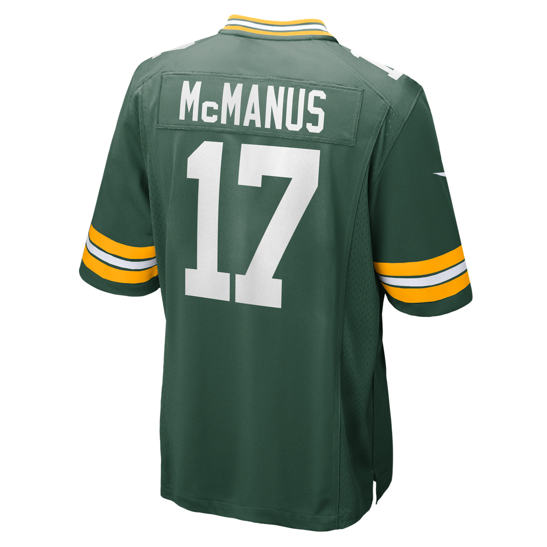 Brandon McManus Green Bay Packers Game Jersey - Green