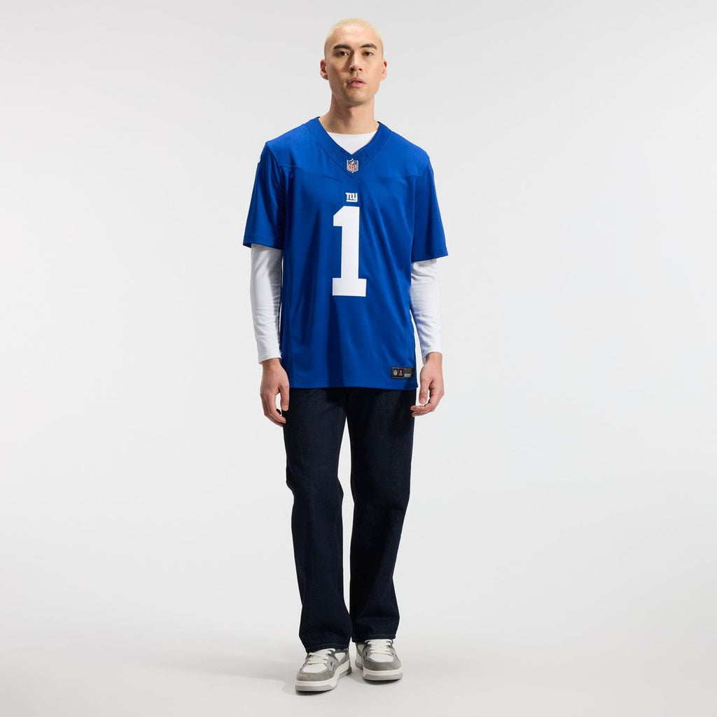 Malik Nabers New York Giants Vapor F.U.S.E. Stitched Limited Jersey - Royal Blue