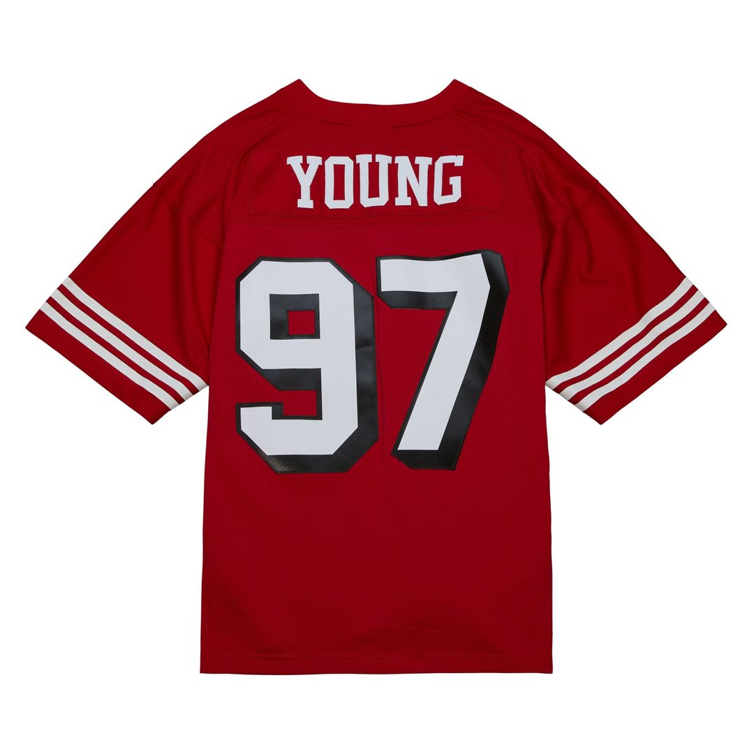Bryant Young San Francisco 49ers Legacy Replica Jersey - Scarlet