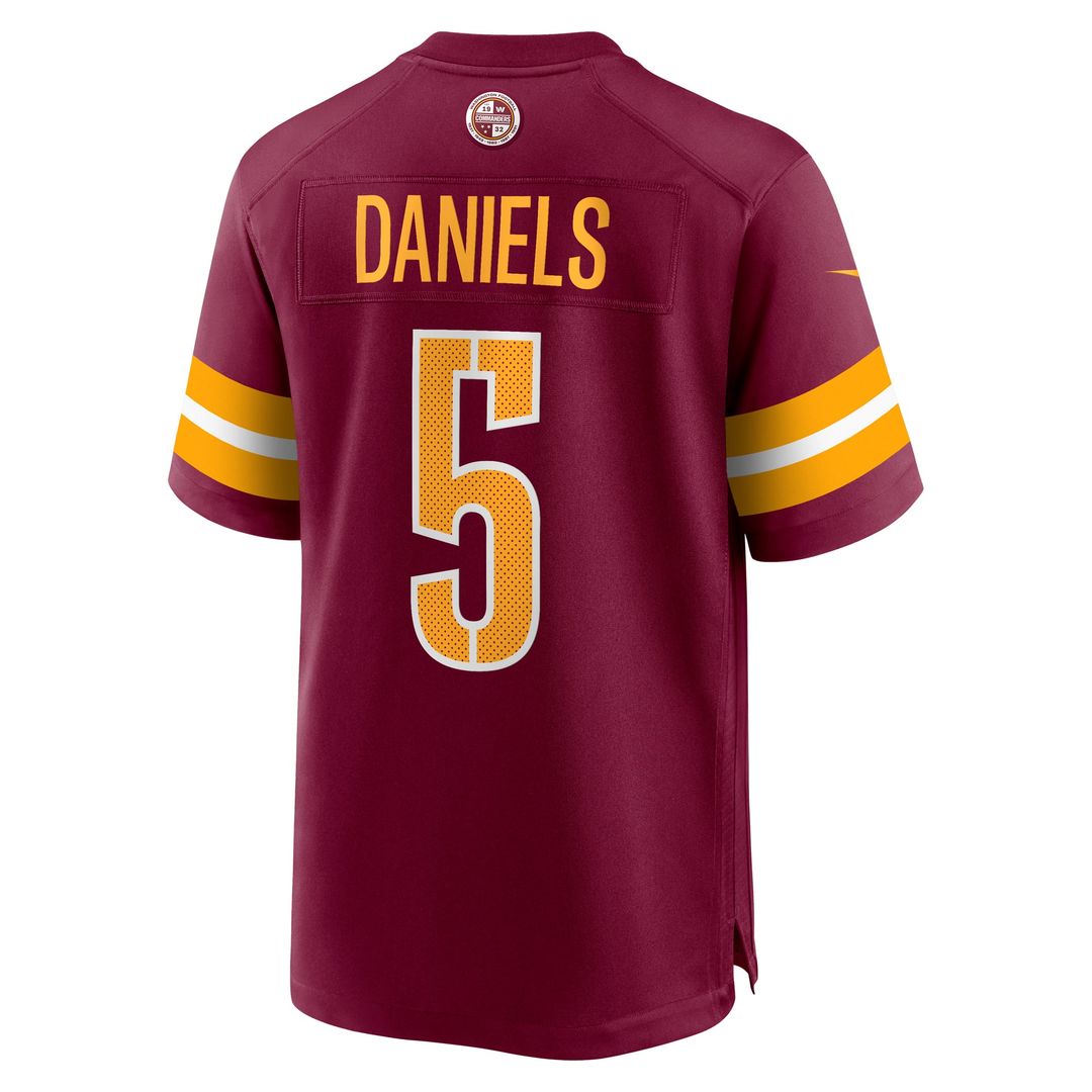 Jayden Daniels Washington Commanders Game Jersey - White