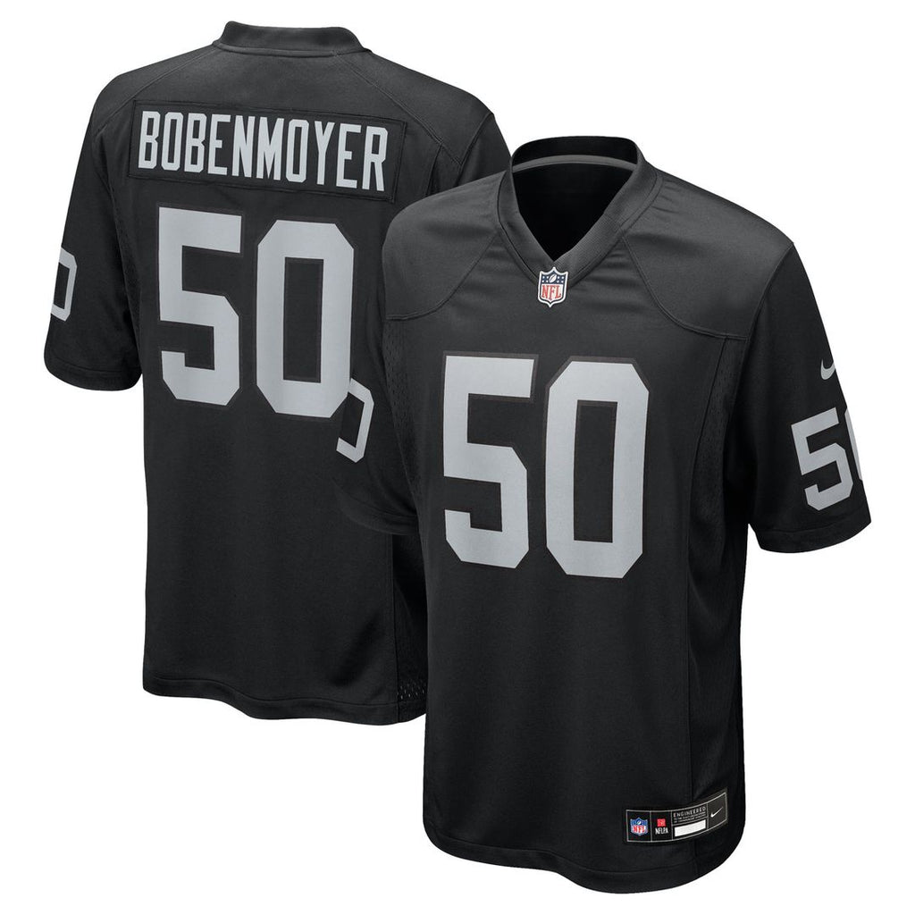 Jacob Bobenmoyer Las Vegas Raiders Game Jersey - Black