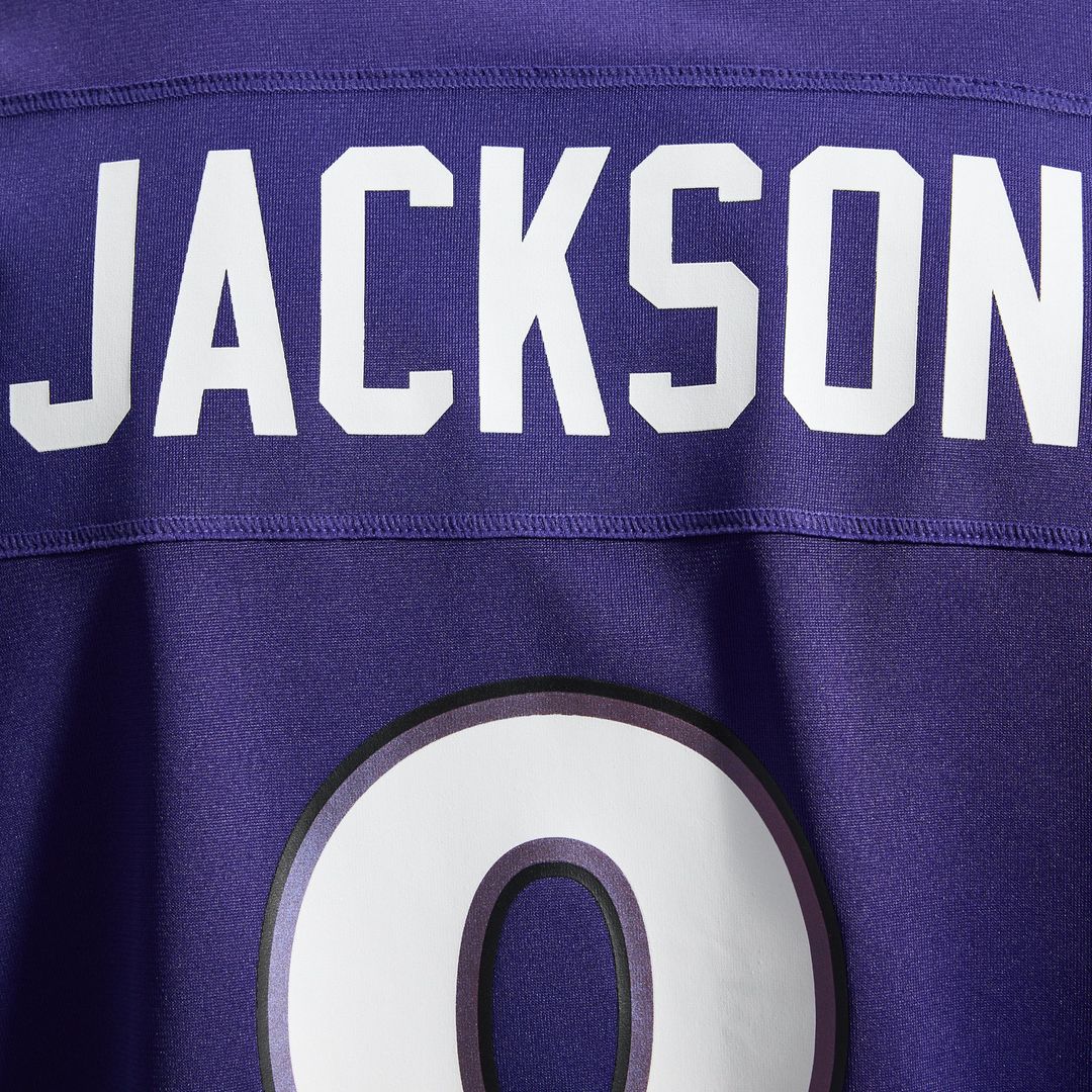 Lamar Jackson Baltimore Ravens Game Jersey - Purple