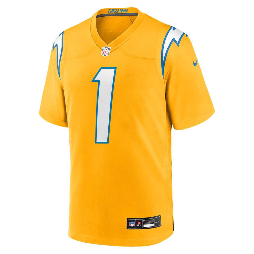 Quentin Johnston Los Angeles Chargers Game Jersey - Powder Blue