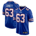 Austin Corbett Buffalo Bills Game Jersey - Royal Blue