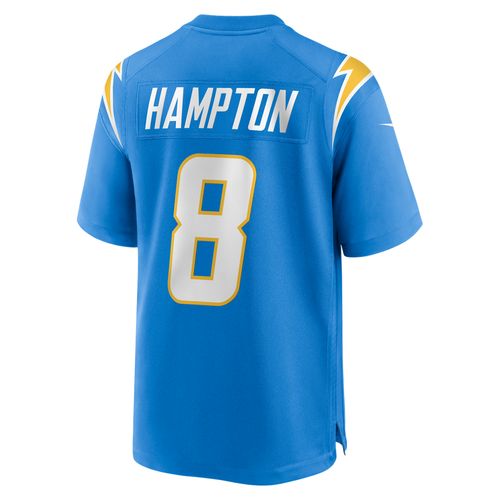 Omarion Hampton Los Angeles Chargers Game Jersey - Powder Blue