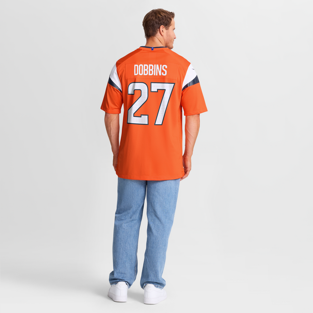 J.K. Dobbins Denver Broncos Game Jersey - Orange