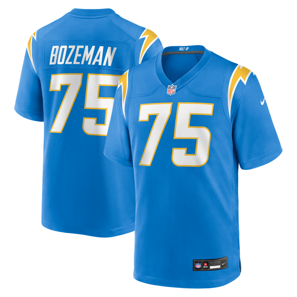Bradley Bozeman Los Angeles Chargers Game Jersey - Powder Blue